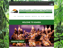 Tablet Screenshot of gracelandsvacations.com